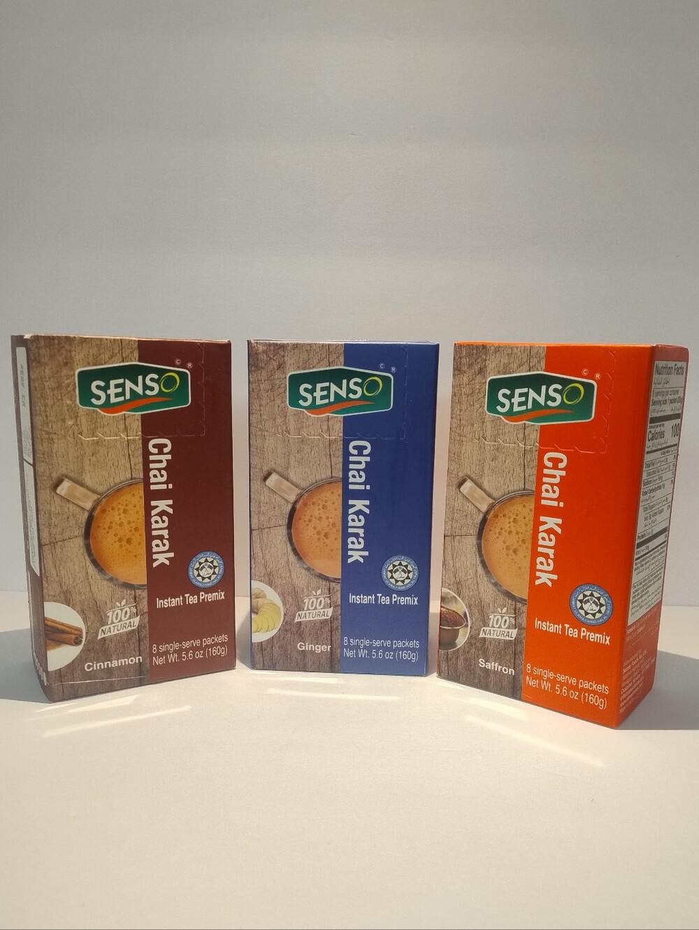 Senso Chai Karak Instant Tea Premix -  (Saffron) (Ginger) And (Cinnamon)